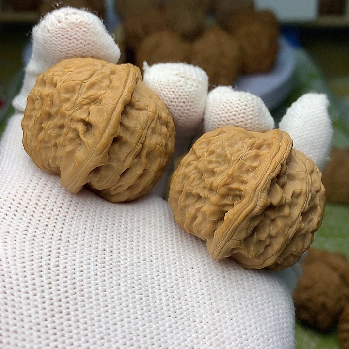 文玩核桃把件白狮子39