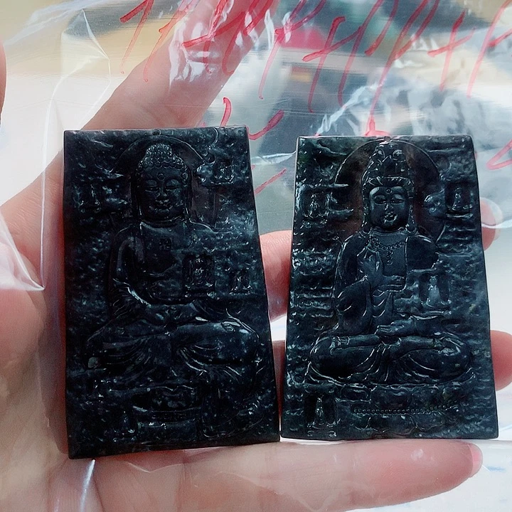 翡翠颈饰未镶嵌紫*?成品