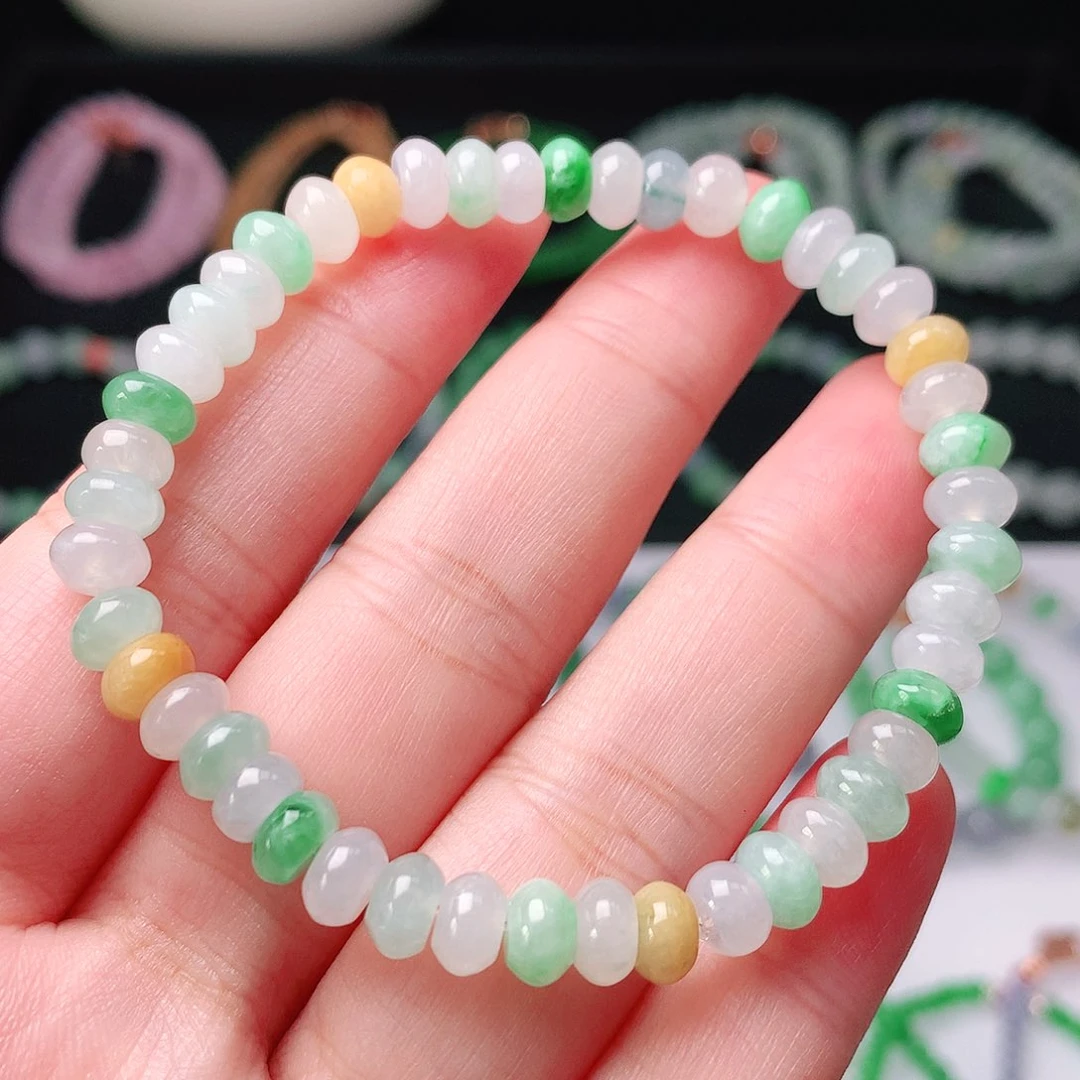 未镶嵌手链翡翠翡翠