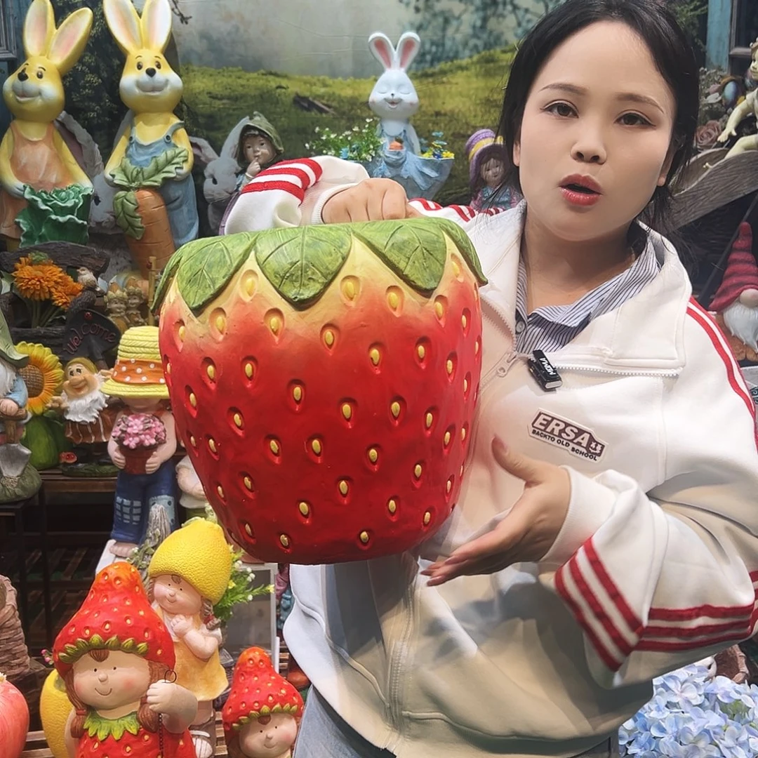花园摆件红红火火