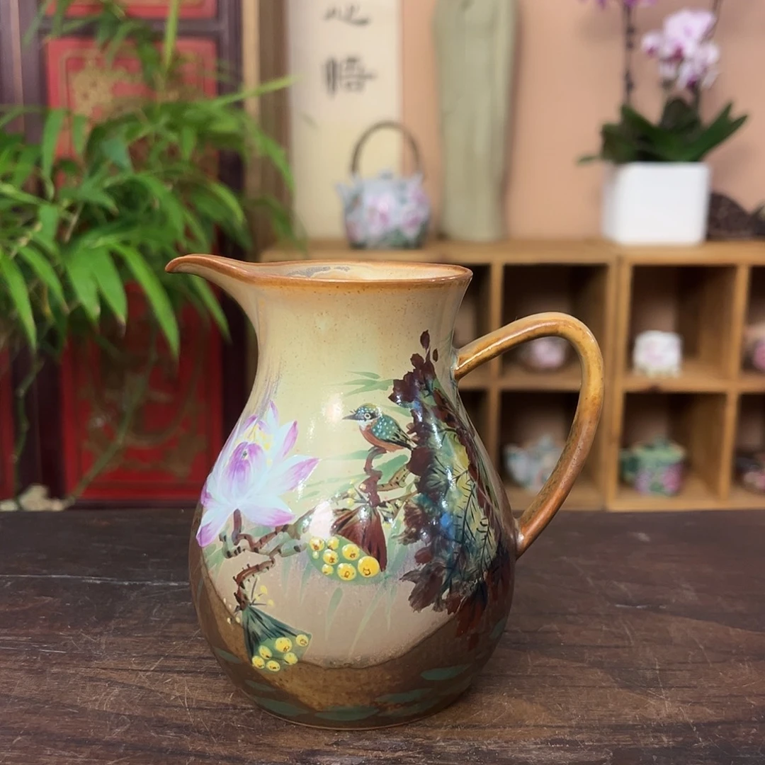景德镇柴烧手工手绘茶具