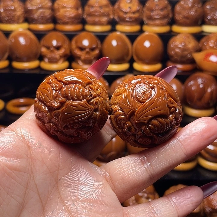 橄榄核把件橄榄雕刻