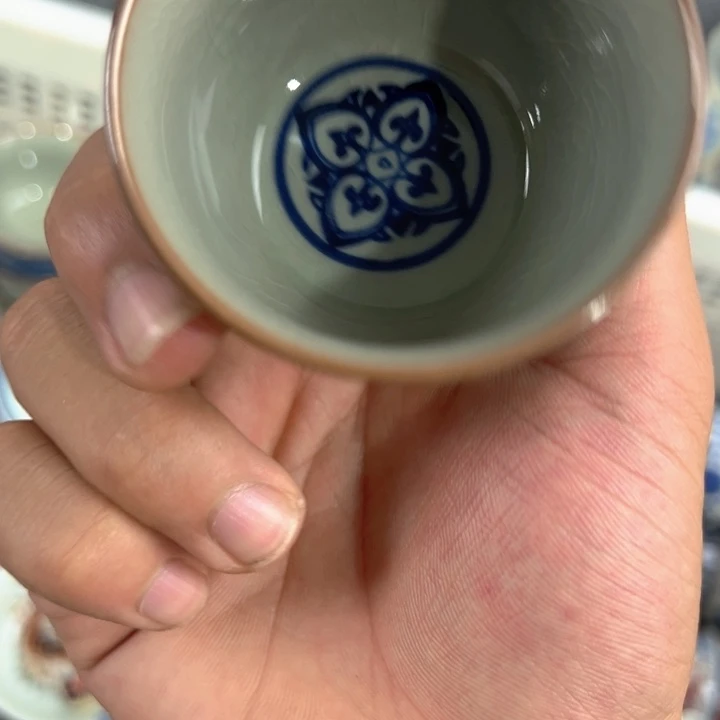 淘泥宝相小客杯微瑕