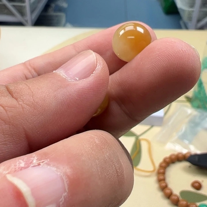 吊坠白玉菩提瑕疵3085