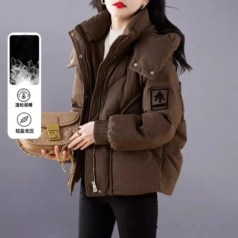 短款羽绒服女装冬季2025年爆款小个子高端品牌加厚时尚洋气外套