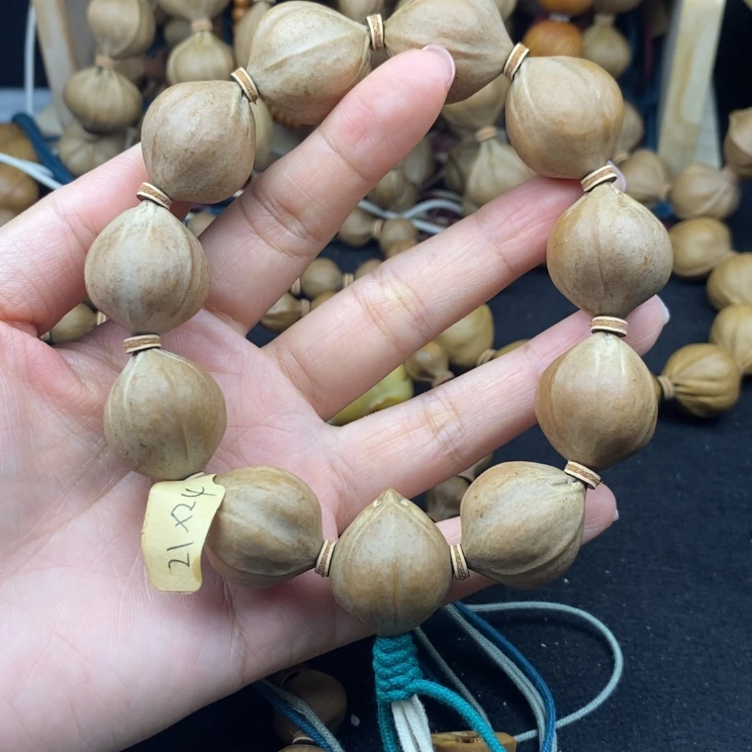 时***光手串/手链橄榄核2124三花三面佛11颗