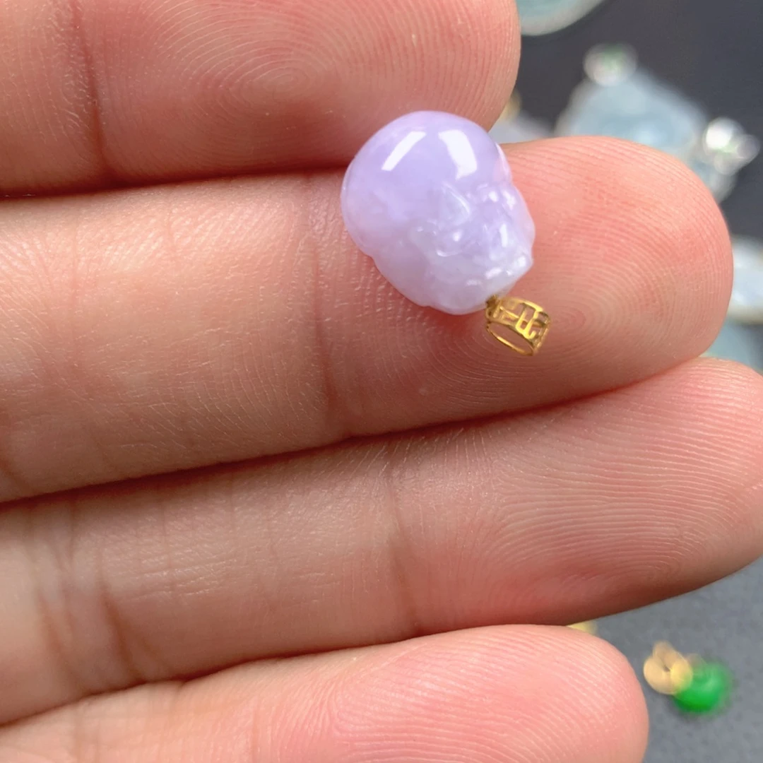 【闪购商品】翡翠18K金镶嵌颈饰翡翠