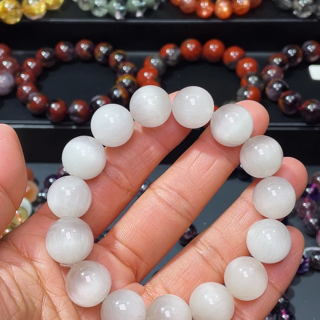 手链水晶未镶嵌白兔毛手链15+m