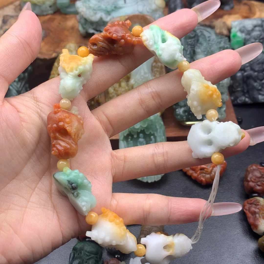 江***定制翡翠未镶嵌翡翠