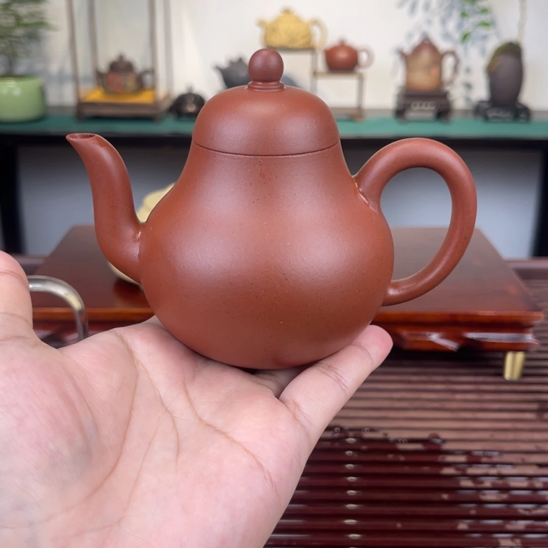 茶壶紫砂220毫升全手工清水泥思亭