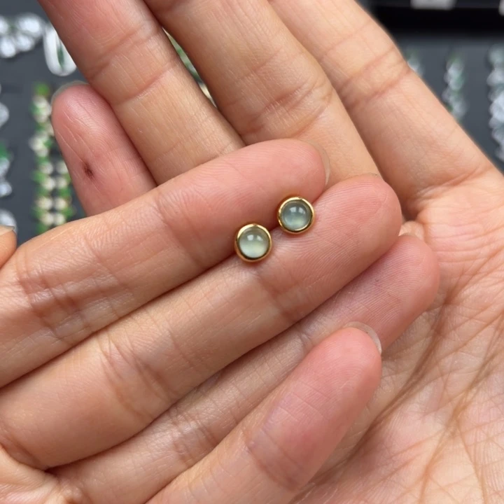 翡翠银S925镶嵌颈饰