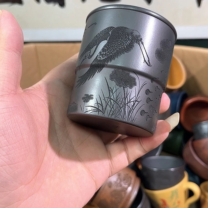 茶杯紫砂全手工紫砂主人杯