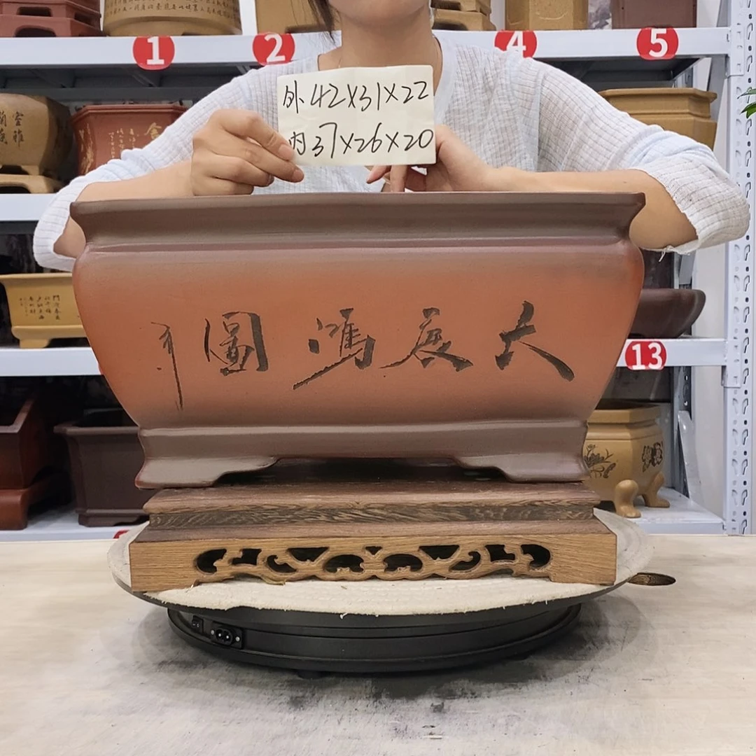 紫砂花盆紫砂花盆