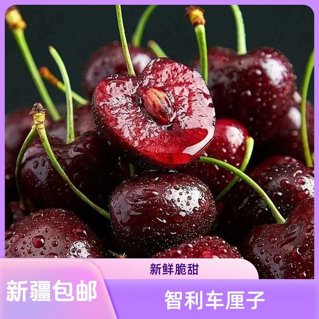 【新疆包邮】桑缇娜车厘子XLD新鲜空运好货2公斤一整件 内附果径卡