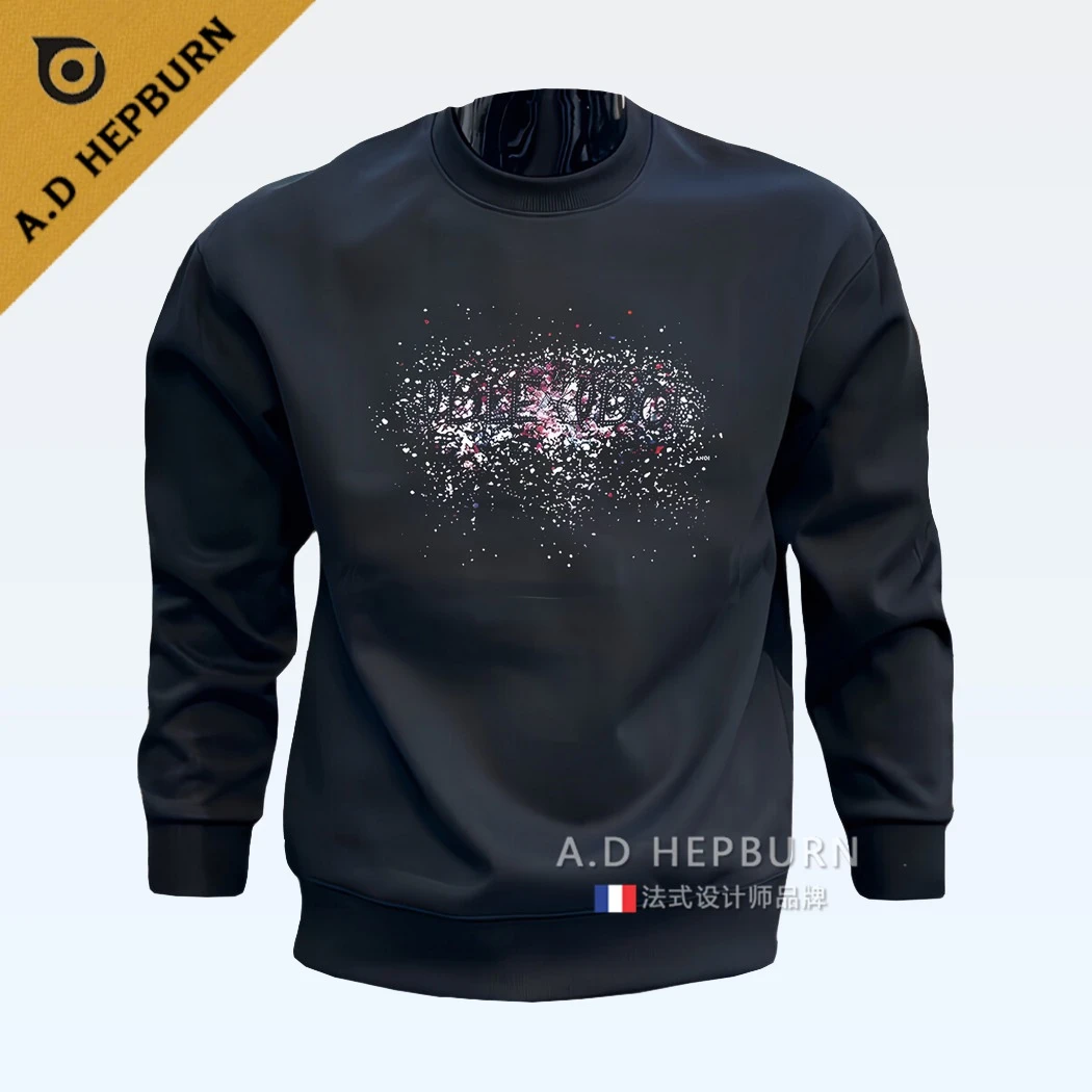 卫衣男长袖秋冬新款加绒保暖舒适上衣时尚休闲百搭印花外套打底衫