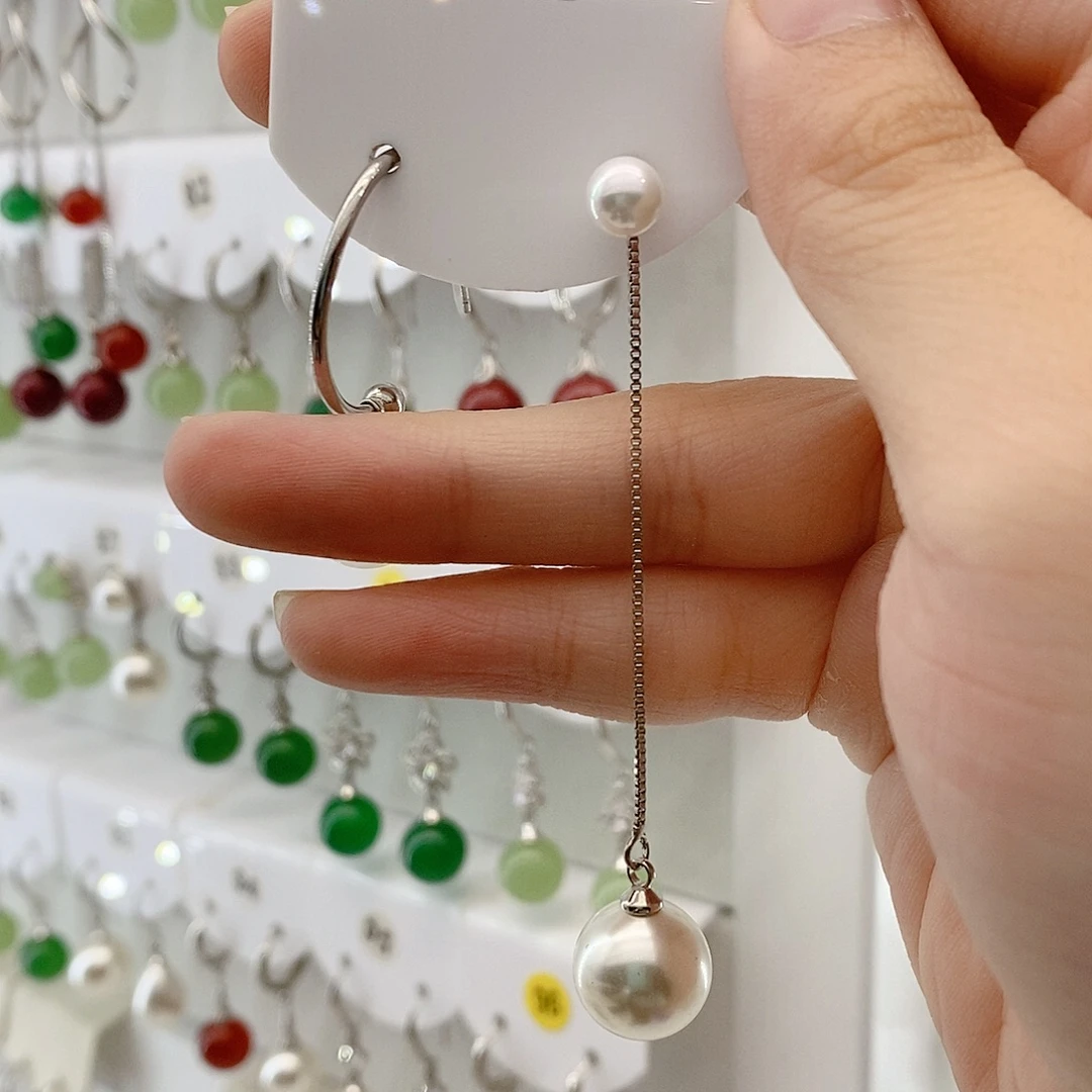 非金属无925银耳环