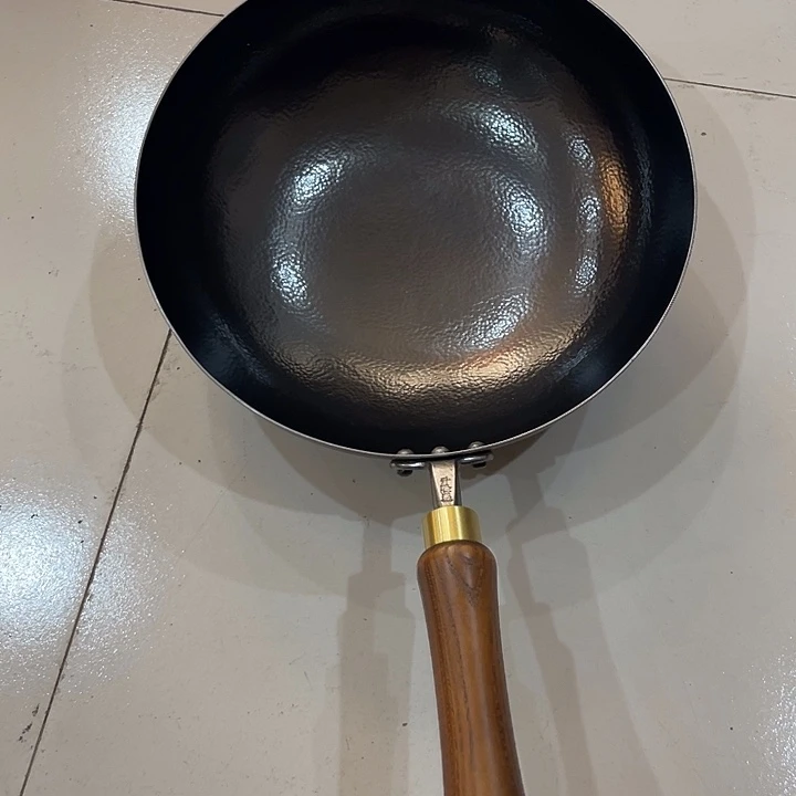 熟铁30圆底炒锅微瑕特价不退不换