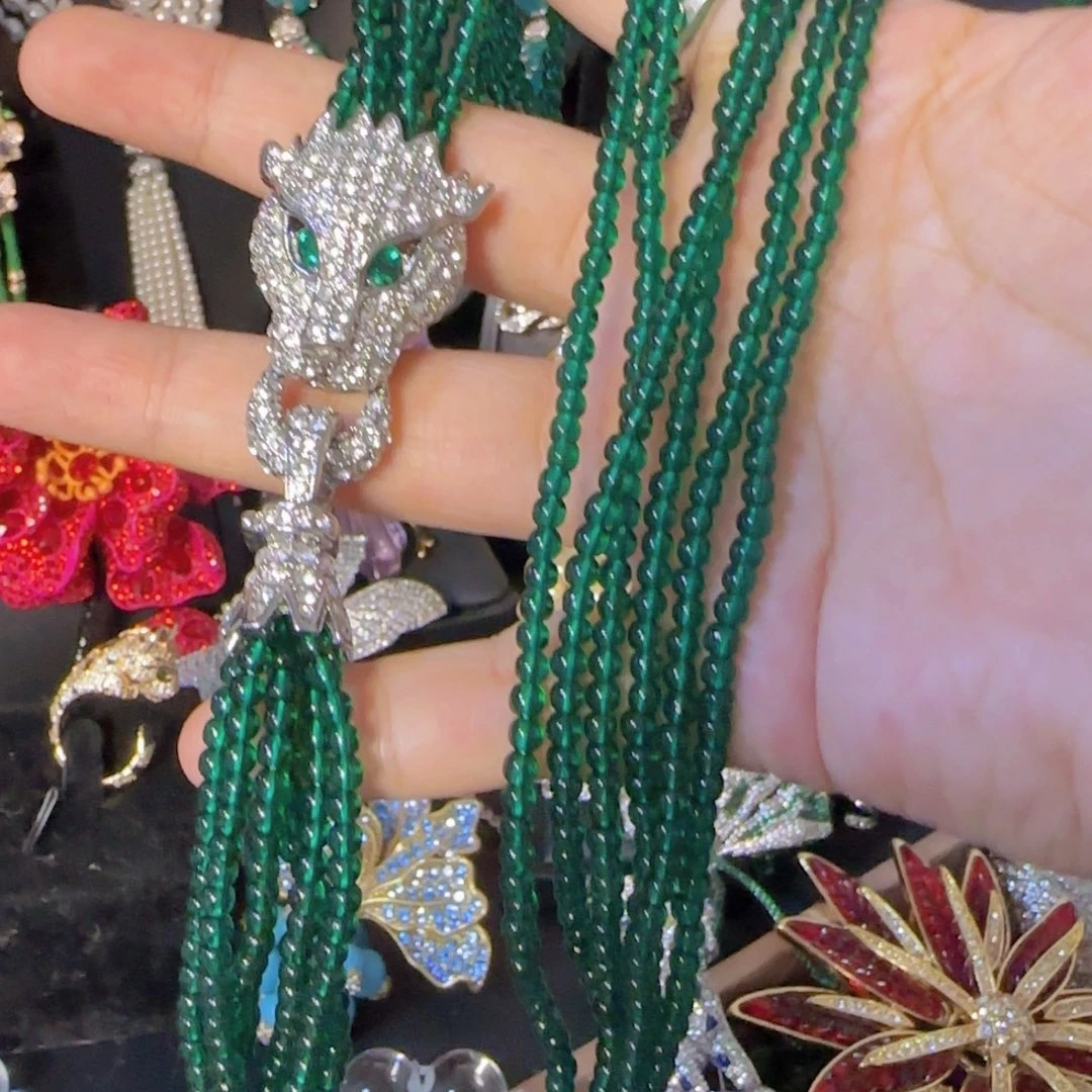 花岗石纯铜锡合金纯铜项链