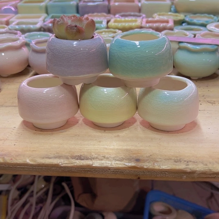 陶瓷花盆当场凑满12包邮