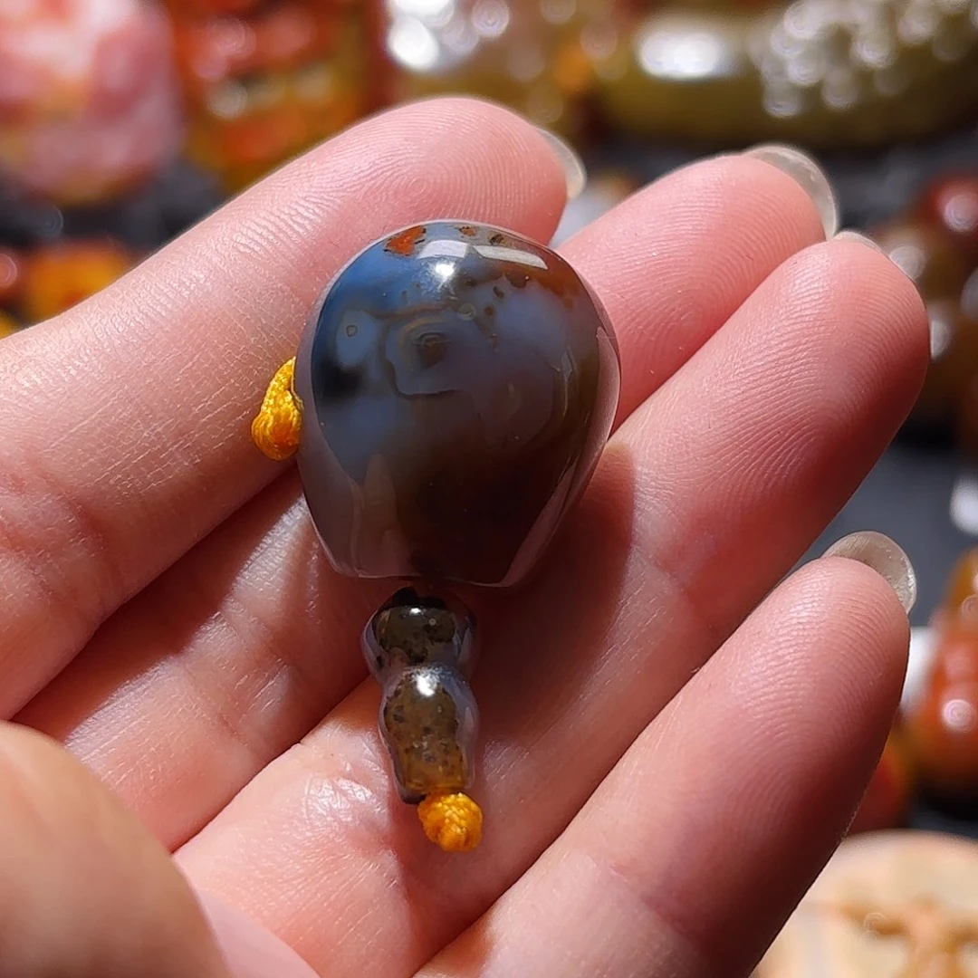 玛瑙/玉髓吊坠(不含链)未镶嵌石*