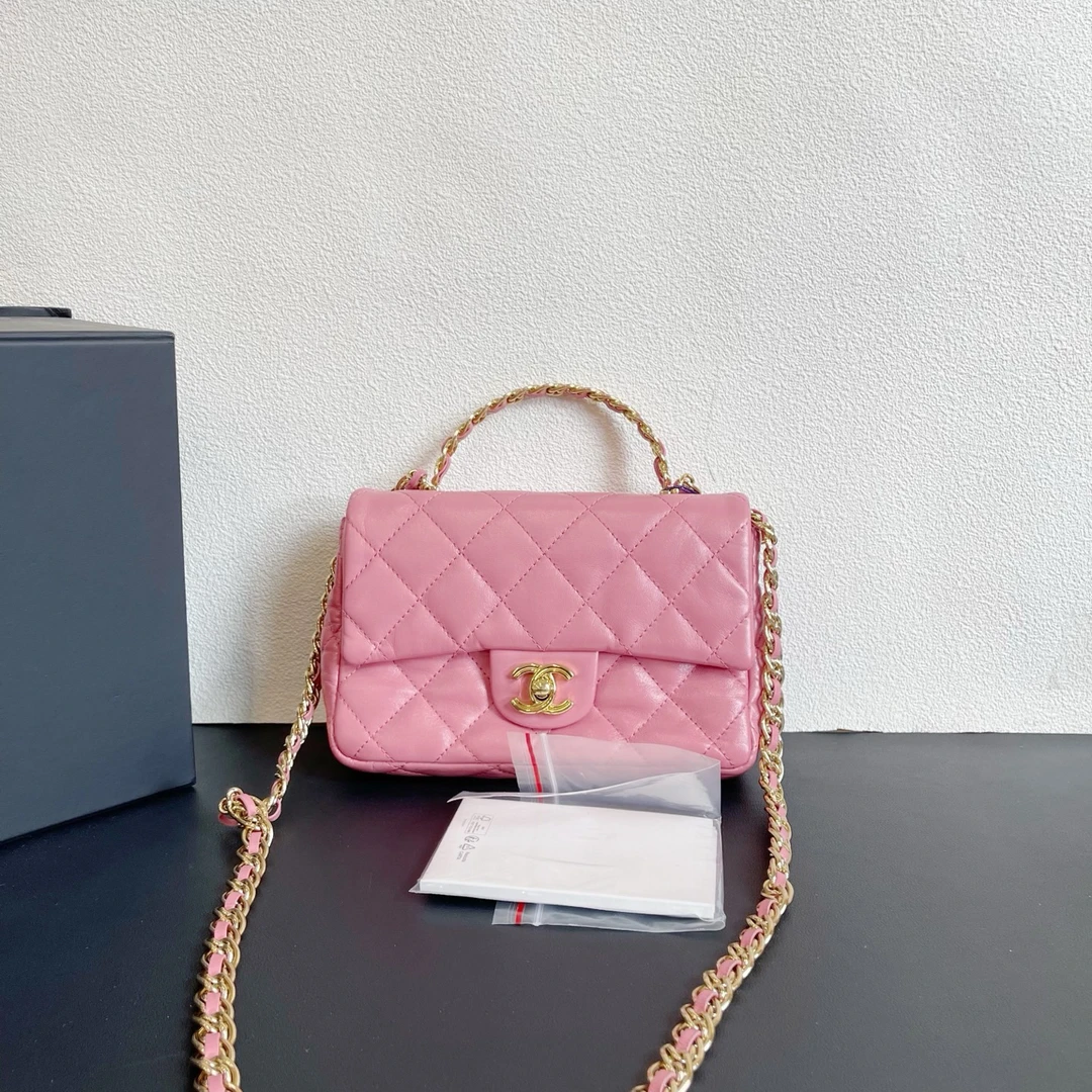 95新 Chanel/香奈儿 98新 奢总管/23s 手提口盖包/芯片