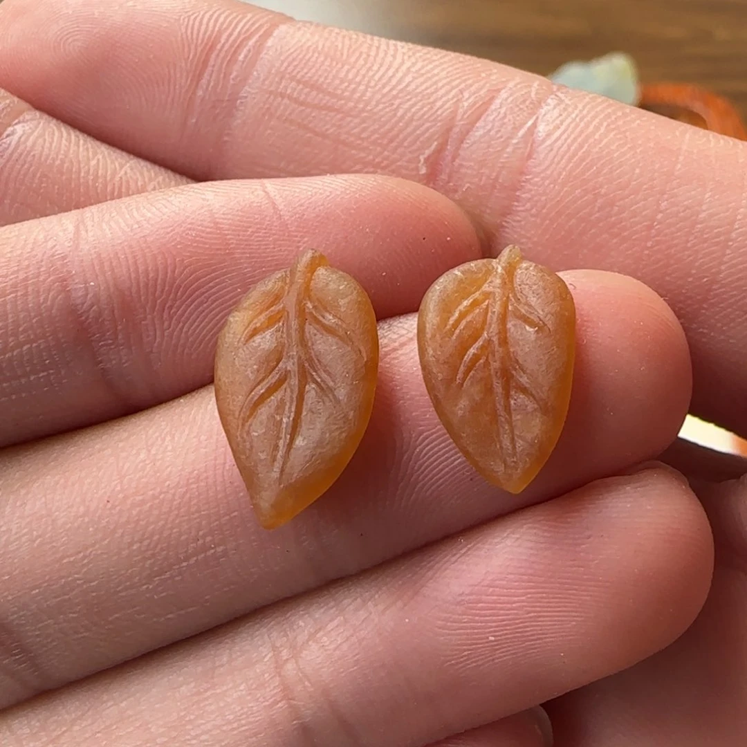 定制翡翠未镶嵌称**意叶子