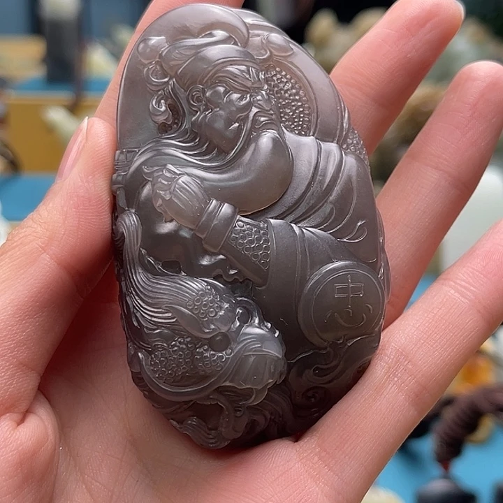 和田玉颈饰未镶嵌大*