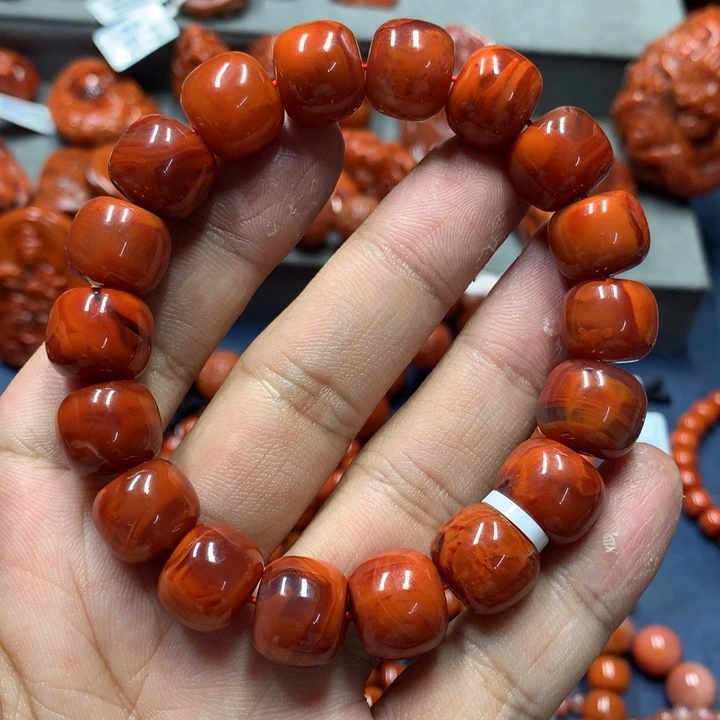 手串未镶嵌南红玛瑙13mm+