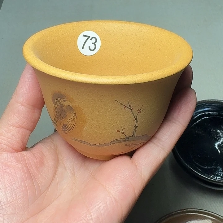 茶盏73 坚记茶盏摆件
