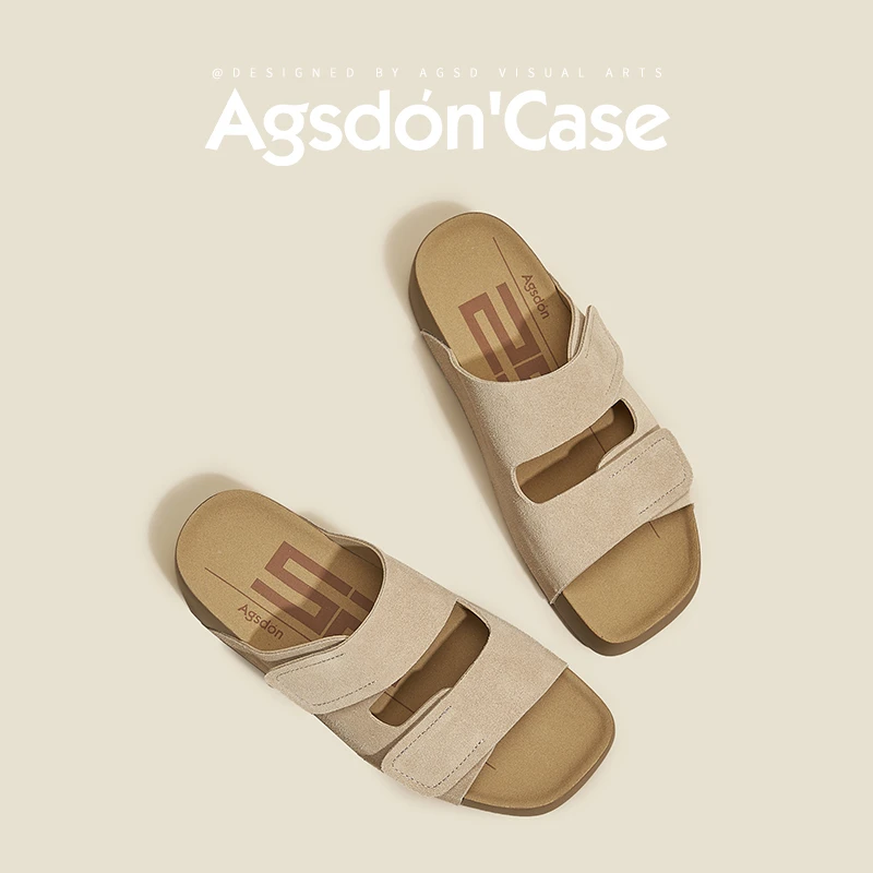 奥古狮登勃肯拖鞋女夏外穿2025新款超火百搭软底孕妇凉鞋配裙子xx