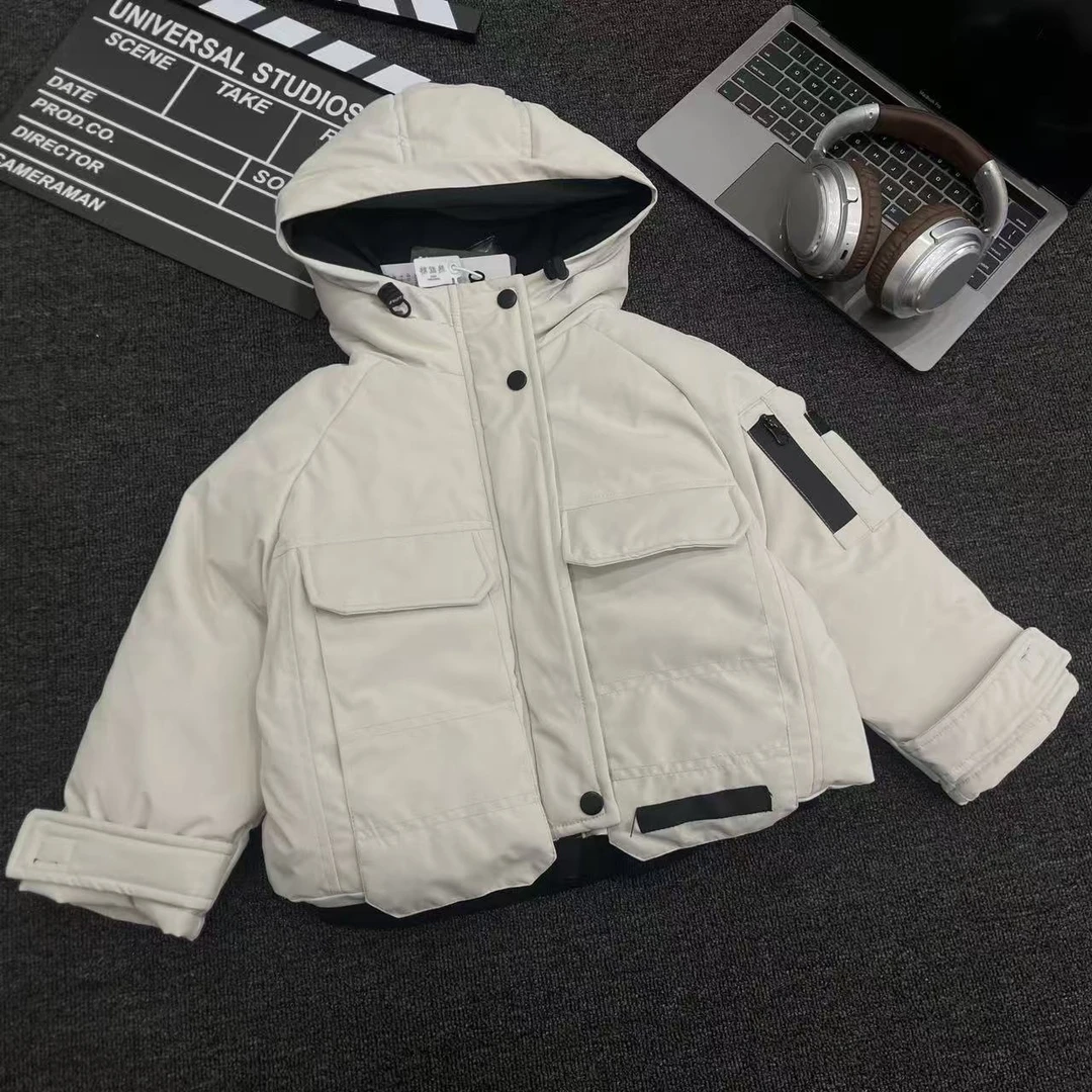 【棉逗熊品牌】男童韩版冬季休闲男童百搭杜邦三防羽绒服-17551