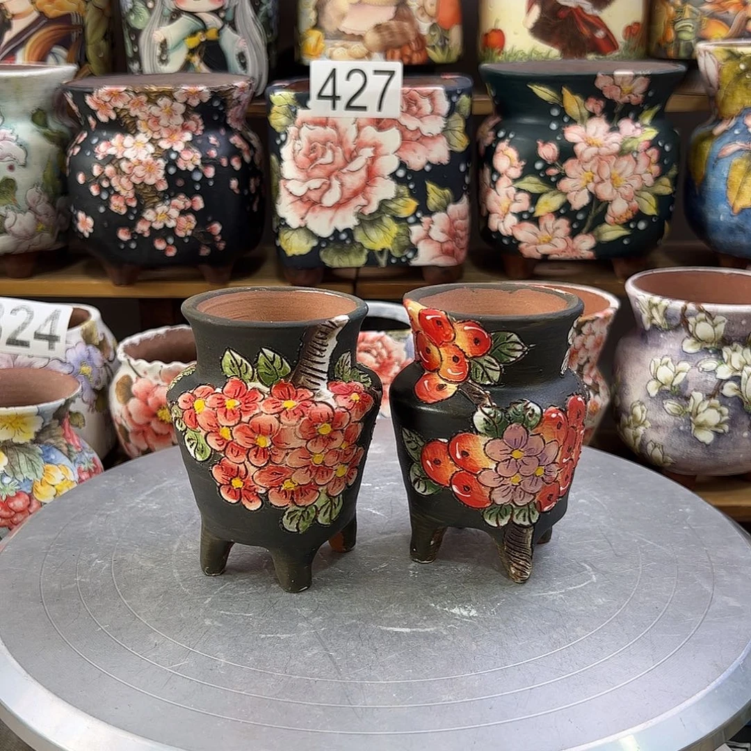 景德镇炫彩手绘口6