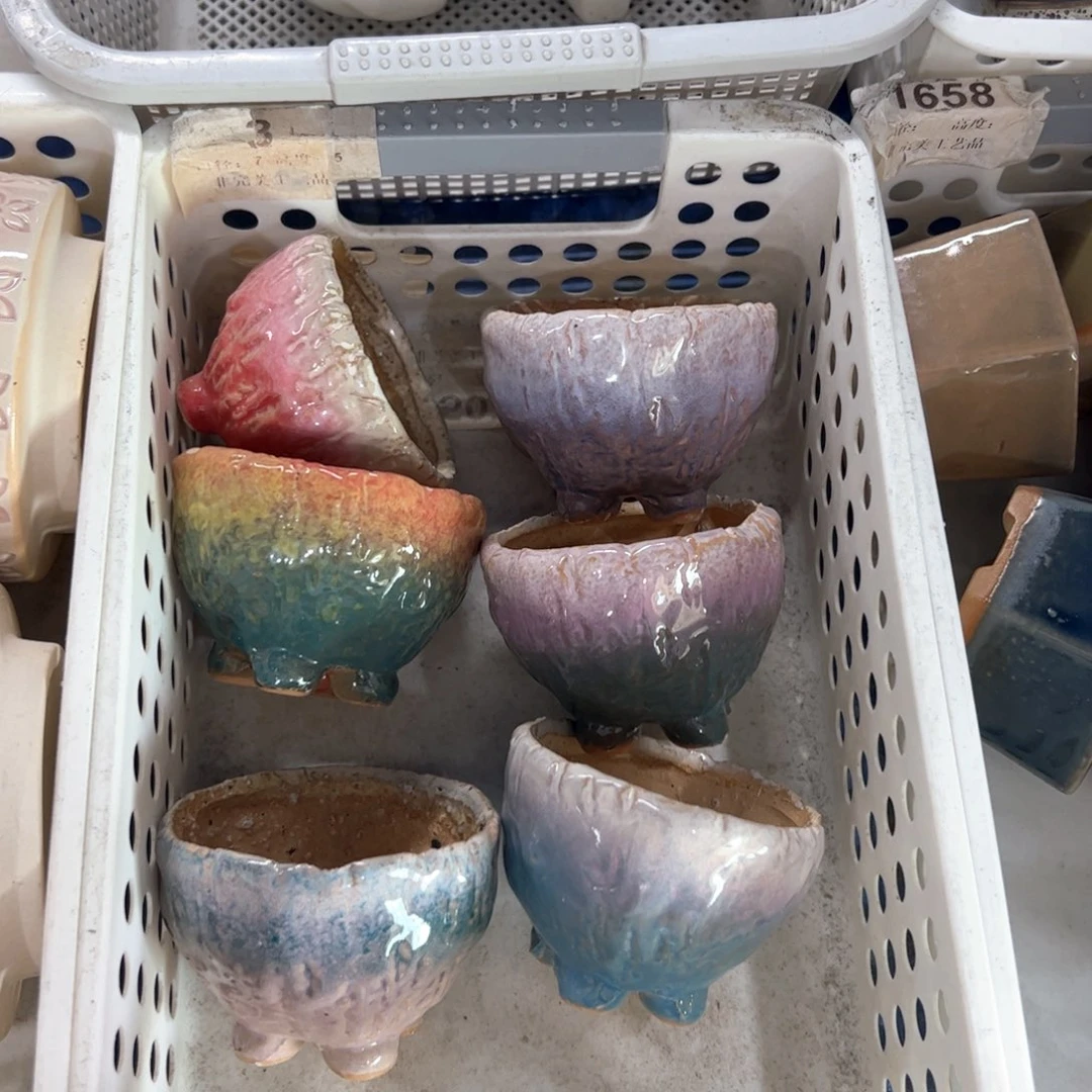 陶瓷多肉小花盆@@3