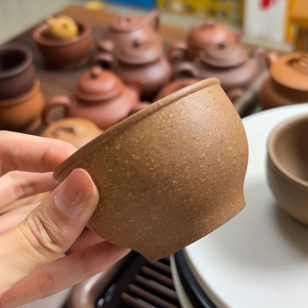 茶壶紫砂五彩段泥主人杯130
