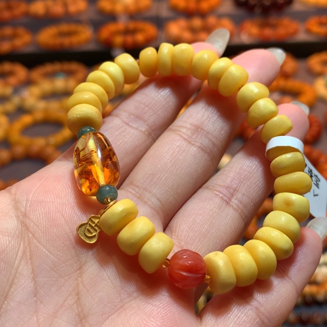 【闪购商品】手串蜜蜡未镶嵌蜜蜡手串