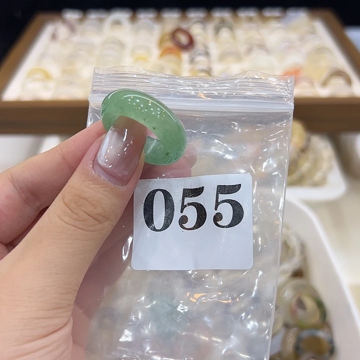 玛瑙/玉髓戒指合金55港20