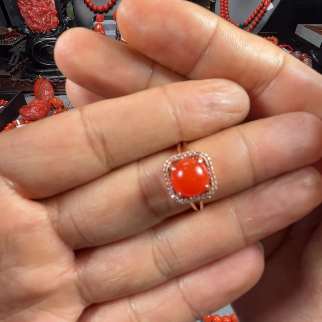 南红玛瑙手链未镶嵌陈*年