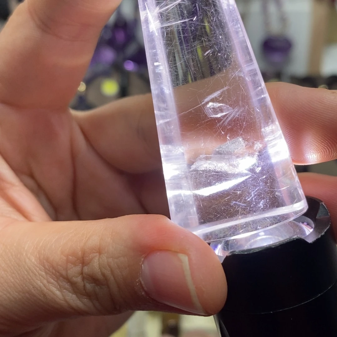 水晶吊坠(赠链)未镶嵌白水晶中晶吊坠