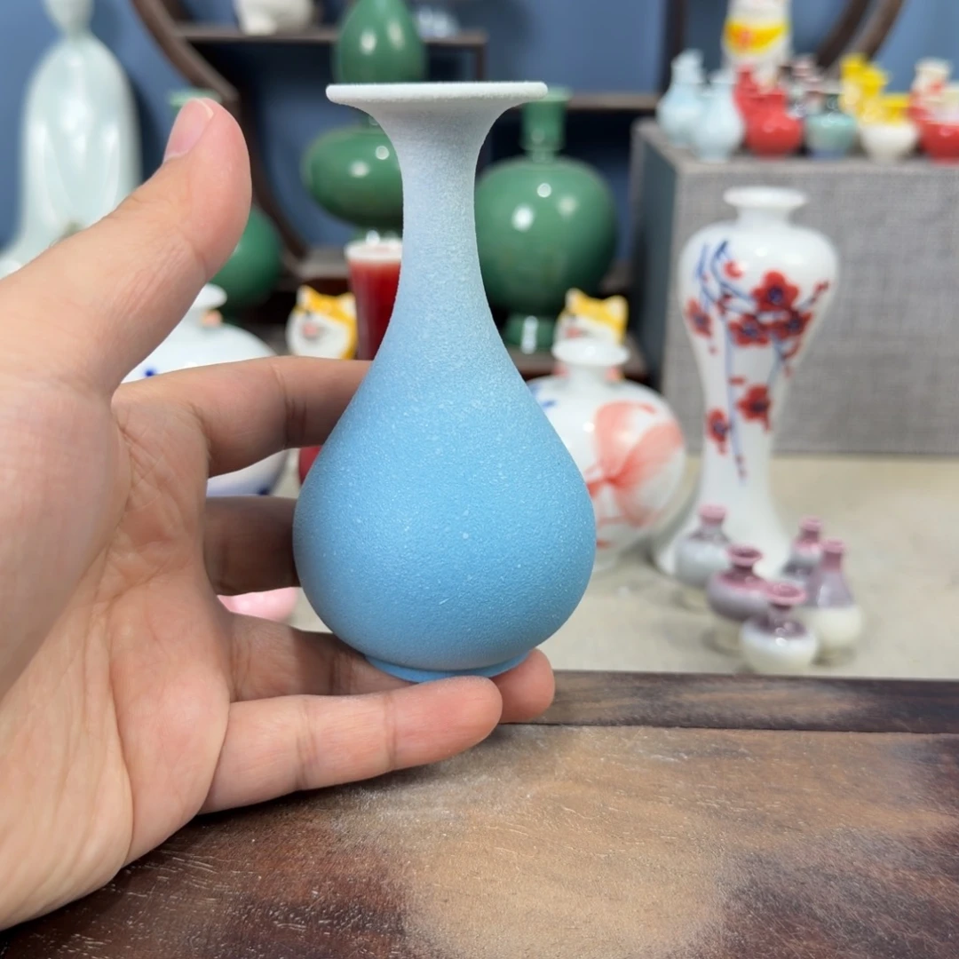 陶瓷手工小花器摆件