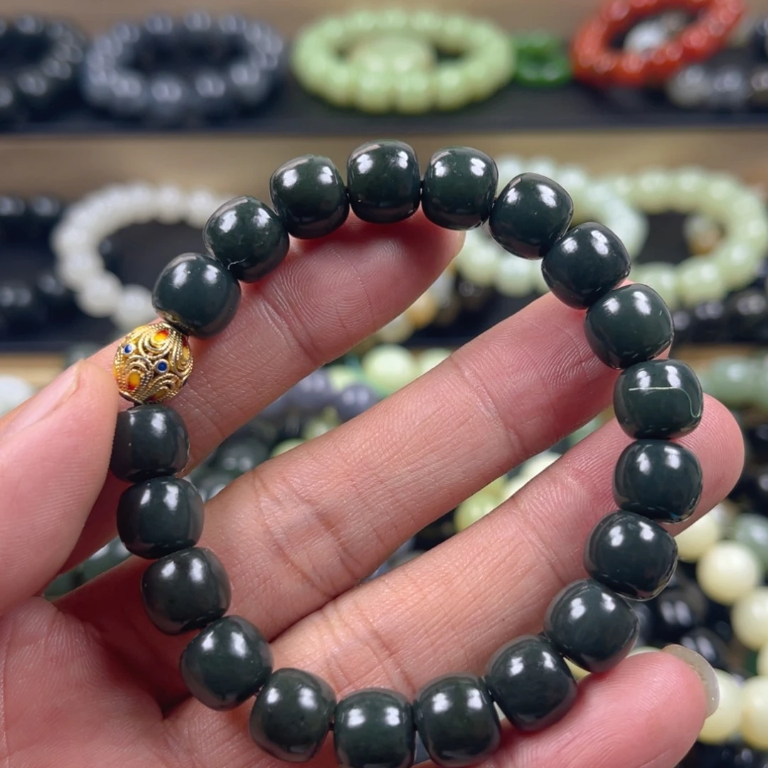 和田玉手串未镶嵌