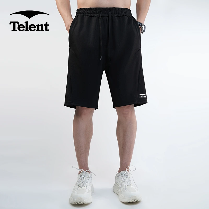 Telent/天伦天夏季运动休闲五分裤男装男士透气简约中短裤子