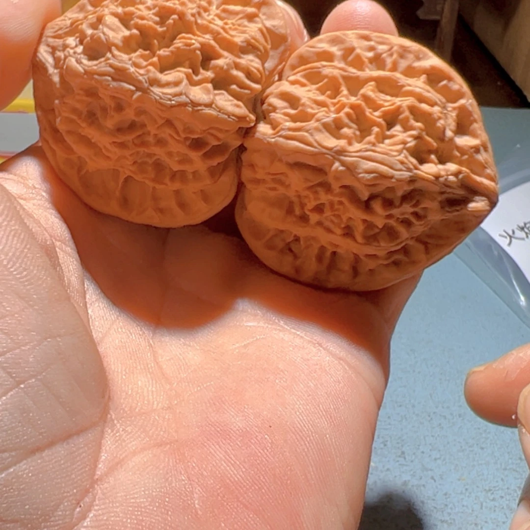 文玩核桃把件火焰马蹄44