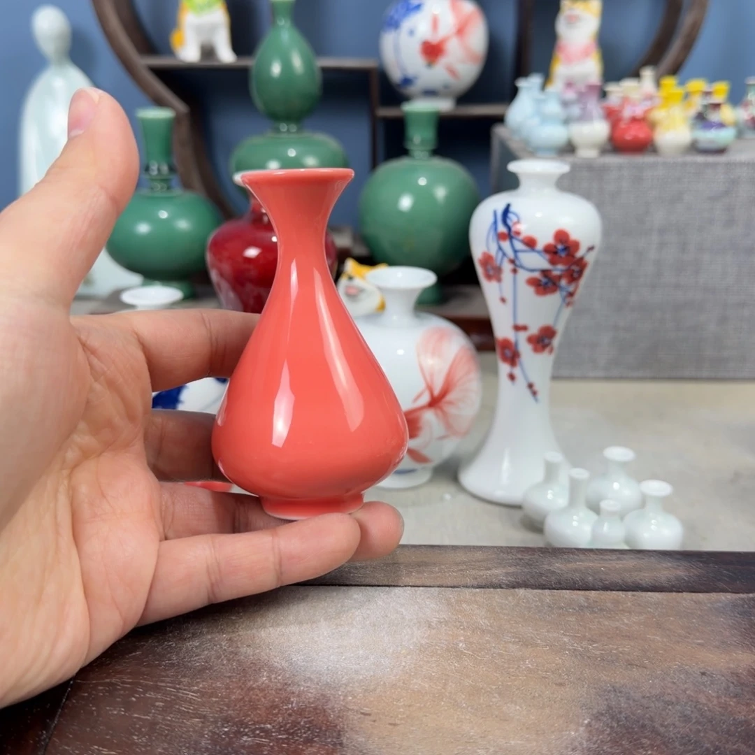 陶瓷手工小花器摆件