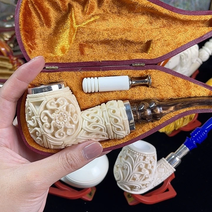 海泡石烟斗花篮斗