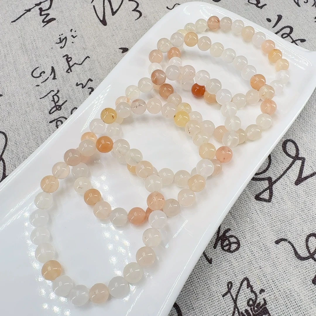 A054 金丝蜜玉8毫米手串  多样性发一串