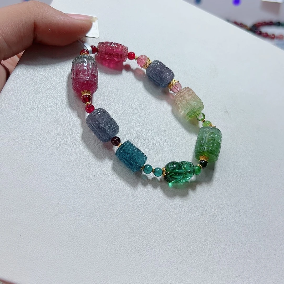 未镶嵌手链碧玺碧玺