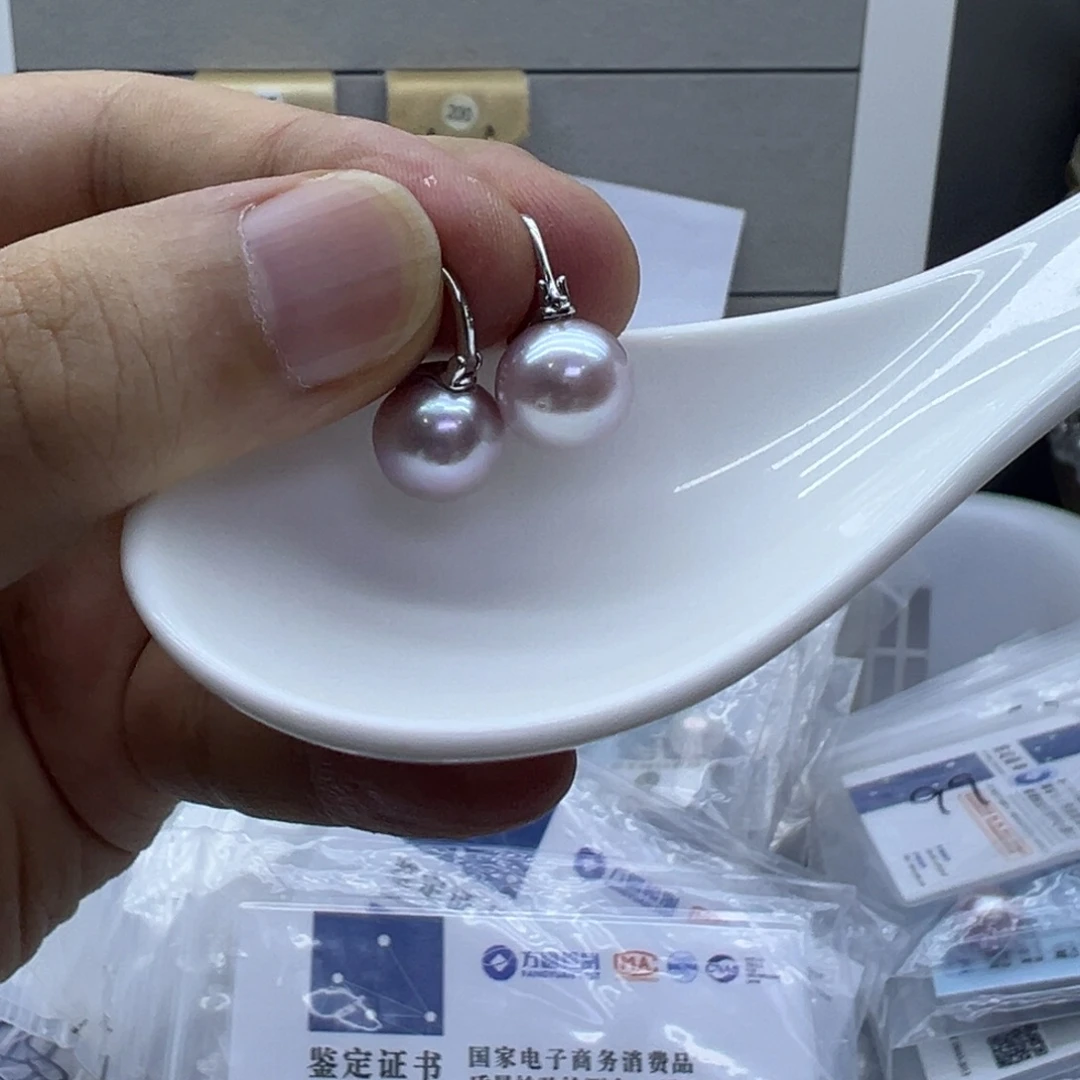 吊坠(不含链)银S925镶嵌淡水珍珠