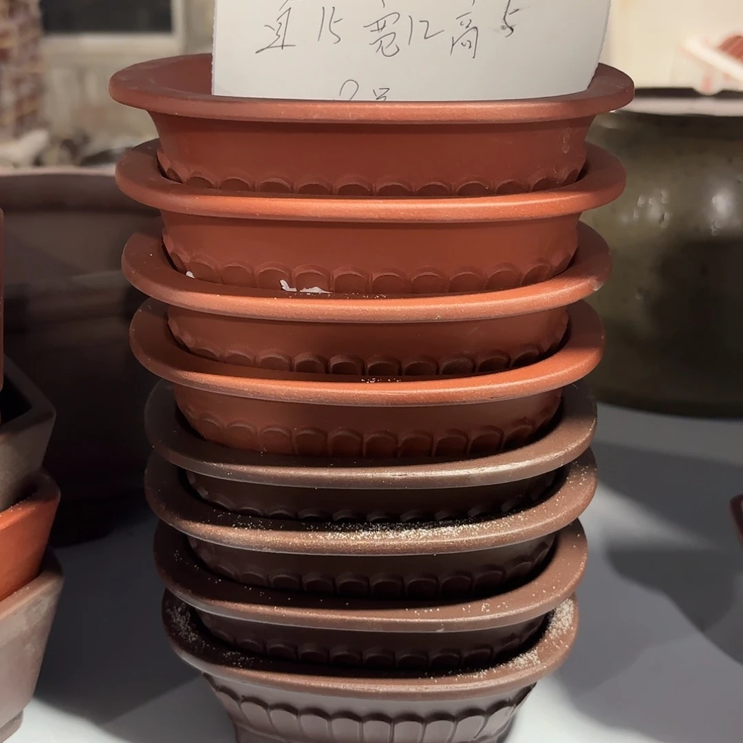 紫砂花盆宜兴紫砂工艺美术
