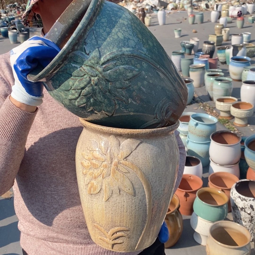 红陶口20高25～～～