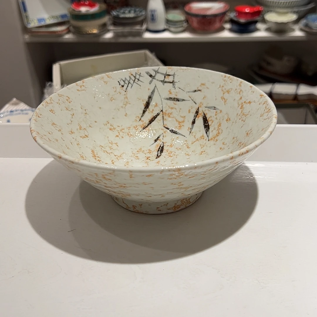 小***学陶很有调性大面碗1个雪花釉